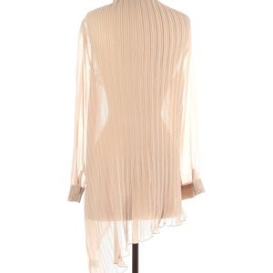 Millau asymmetrical tan blouse